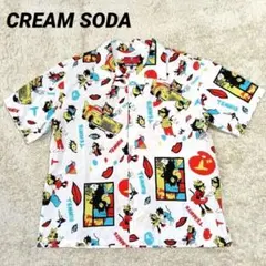 ☑️7/6迄☑️【希少 美品】クリームソーダ 半袖シャツ XL アロハ ティミーのサムネイル