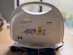 再値下げ！【動作確認済】ホットサンドメーカー くまのプーさん EM-HP25Pのサムネイル
