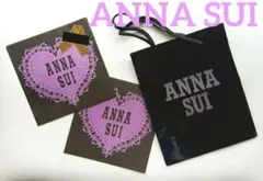 ANNA SUI アナ・スイのショップ袋とハンカチ他小物用紙袋２枚全３点セット！