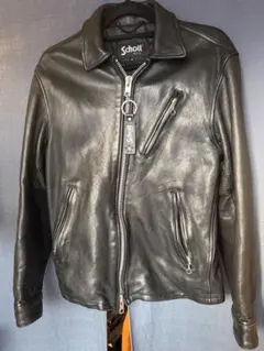Schott シングルライダースジャケット M ブラック