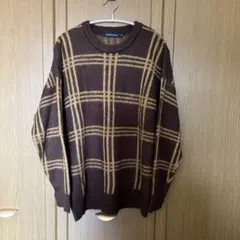NEVER Acquiesce ブラウンセーター　M