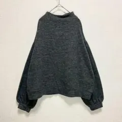 バルーン袖 ニット