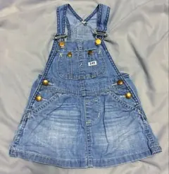 【美品】 Lee デニムオーバースカート　80㌢