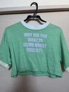 クロップドTシャツ