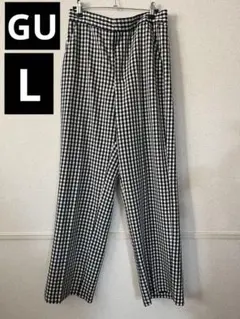 美品☆ギンガムチェックパンツ Lサイズ / GU