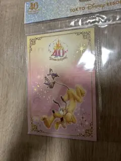 東京ディズニーランド　40周年　ポストカード