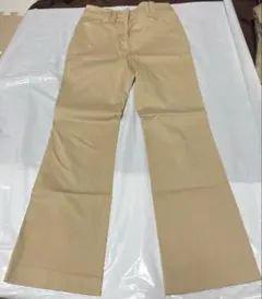 ベージュ パンツ バックポケット付き　ウエスト64cm