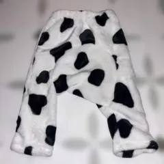 牛柄フリースパンツ