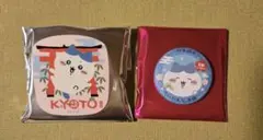 ちいかわ もぐもぐ本舗 伏見稲荷 アクリルバッジ 缶バッジ 　ハチワレ