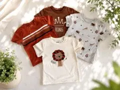 【Pekkle】コストコ Tシャツ 4枚セット サイズ2（90cm相当）のサムネイル