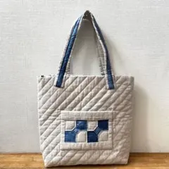 キルティングトートバッグ