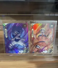 未開封】NARUTO KAYOU限定 うずまきナルト うちはサスケ カード2枚