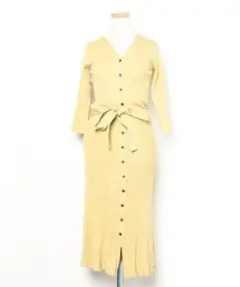 定価23,100円MystradaフロントボタンニットワンピースFRAY I.D