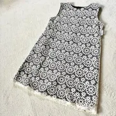 【備品】agnès b. ノースリーブワンピース 120㎝　刺繍