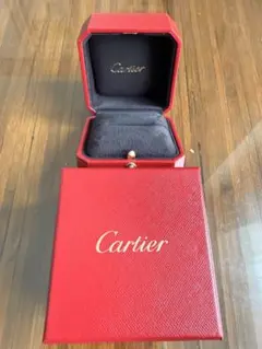 Cartier 皮製ジュエリーボックス　外箱付き