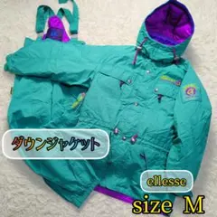 【レア✨ellesse✨M】スキー スノー ウェア セットアップ 上下 ダウン