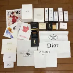 DIOR CHANEL YSL ボックス 袋 カード
