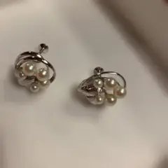 シルバーパールイヤリング中古品