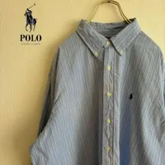 Ａ219 ラルフローレン　RALPHLAUREN メンズシャツ　XXL D4X3