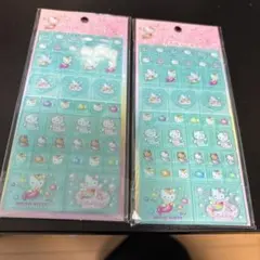 ぱ*ン様 値下げ。国内正規品☆ハローキティタイルシールマーメイド☆２枚セット