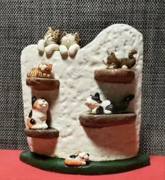 キャットウォール 小物入れ キー入れ 陶器置物 - メルカリ