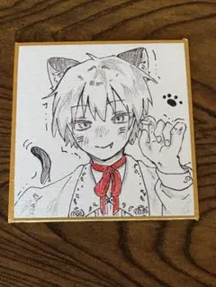 豆色紙 創作 イラスト