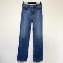 UNIQLO JEANS ブルーデニム ストレートパンツ 26(66㎝)