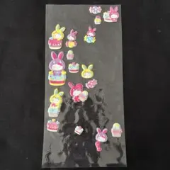 ハローキティ カラフルバニー 当時物シール