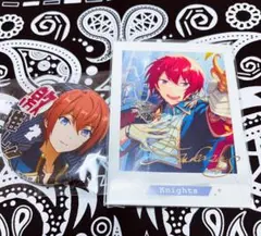 あんスタ　朱桜司　箔押し　ぱしゃこれ　缶バッジ