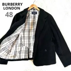 大きいサイズ バーバリーロンドン コーデュロイジャケット 裏地ノバチェック 48