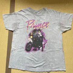 AALIYAH】古着 Y2K フォトプリント タイダイ Tシャツ グレー 希少 