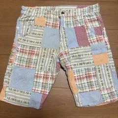 MONITALY モニタリー USA製 パッチワーク ハーフパンツ 30のサムネイル
