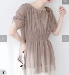 osonoチュールレースチュニック natural coutureのサムネイル