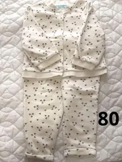 obaibi小花柄スウェット上下セット 80cm バラ売り可