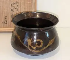 真峰作 双鶴彫金 高岡銅器 青銅製 花瓶 花器 壺 | Mercari