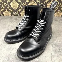 【美品】ドクターマーチン 1460 ブーツ ホワイトステッチ UK8（27cm）