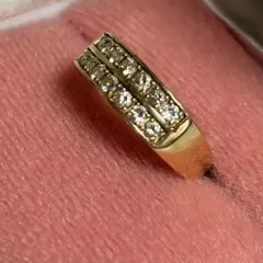 18k 18金 ダイヤモンド0.21cts リング 10号 ジュエリーマキ - メルカリ