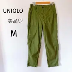 美品♡ UNIQLO ワークパンツ オリーブグリーン Mサイズ
