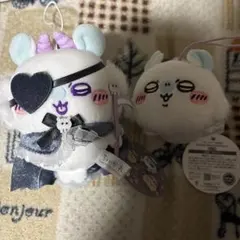 ちいかわ モモンガ ねそべりマスコット てんし♡あくま あくまな大きめマスコット