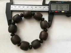 A3)ベトナム芽荘産沈香ブレスレット 桶珠*9粒、間隔珠*９粒沈香木