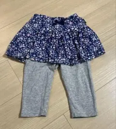 7分丈花柄レギンス