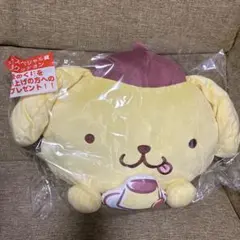 匿送込新品★サンリオ　当りくじ　顔形クッション　ラストスペシャル賞ポムポムプリン
