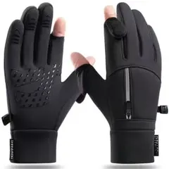 新品 撮影用手袋 フォトグローブ Mサイズ タッチパネル対応 収納ポケット付き