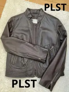 プラステPLST★上質本革羊革ジップアップジャケット