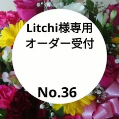Litchi様専用オーダー受付　オーダー受付No.36