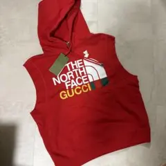 GUCCI THE NORTH FACE コラボ パーカー レッドのサムネイル