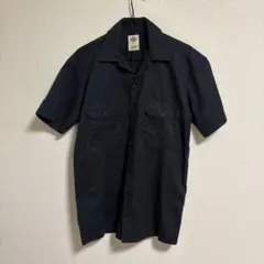 Dickies 半袖ワークシャツ S 黒
