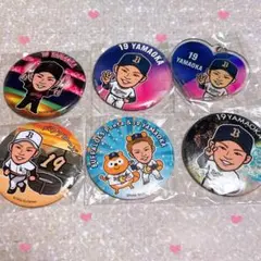 オリックス ♡ 缶バッジ ♡ キーホルダー ♡ 8点セット ♡ 山岡泰輔