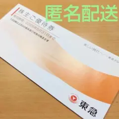 東急グループ 株主優待券 2026年5月31日まで有効 優待券