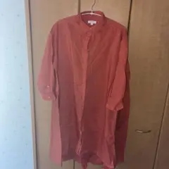 niko and ... オレンジ 長袖シャツワンピース サイズ4